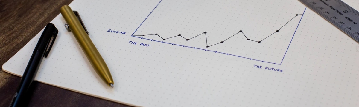 Photo of the graph drawn in a notebook.
